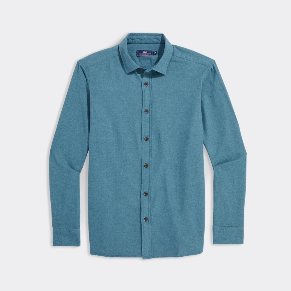 Vineyard Vines Brushed Twill Heathered Shirt